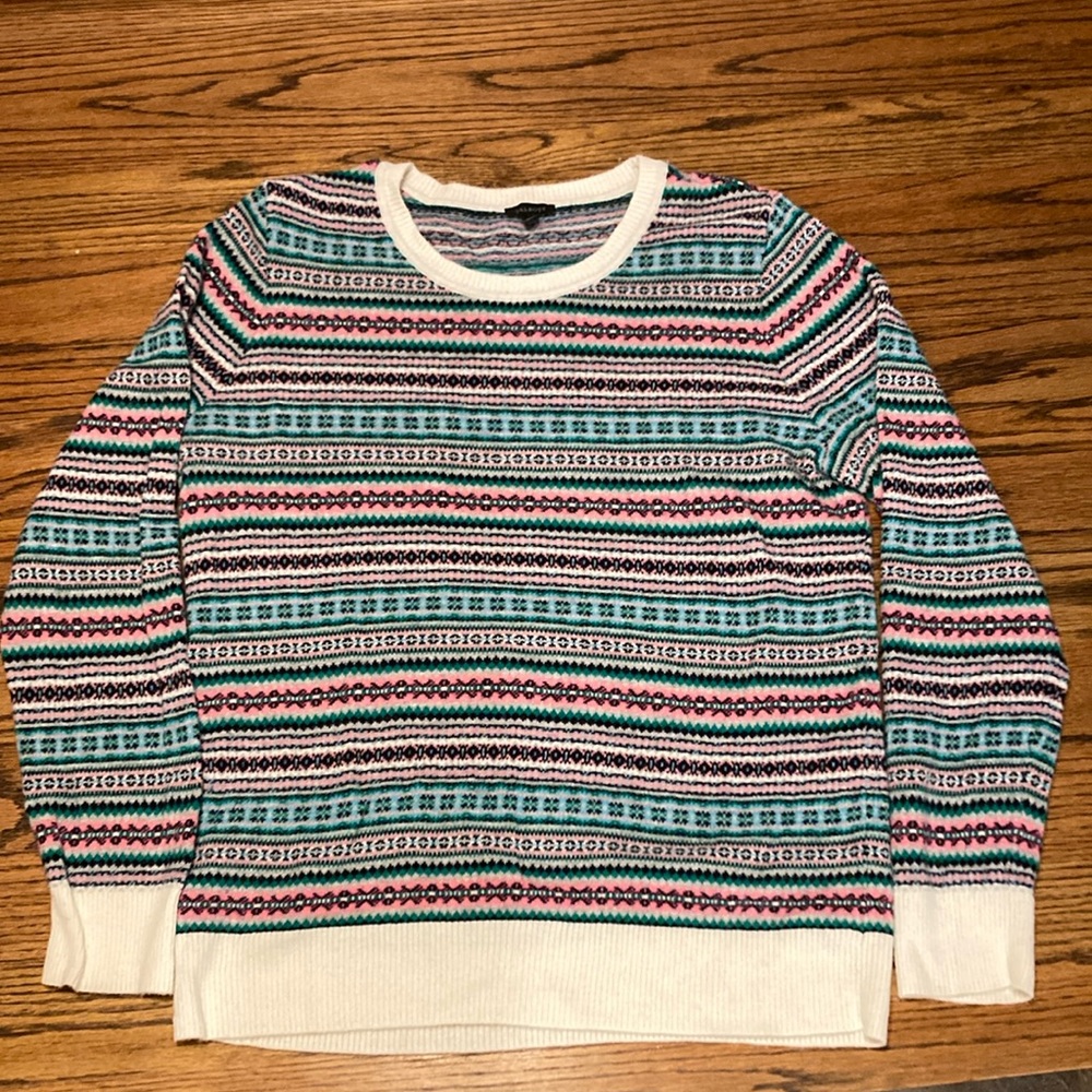 Talbots Fair Isle Sweater size L